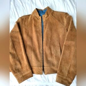 Bernardo Suede & Denim Reversible Jacket